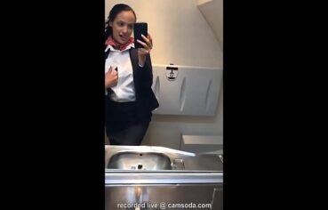 Naked air hostess