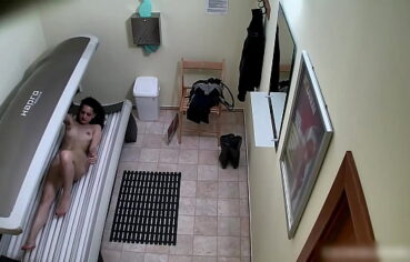 Spy cam in solarium